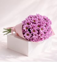 Pembe Papatyalar Çiçek Buketi