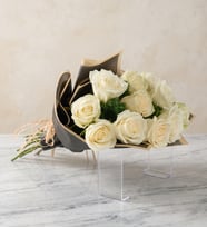 11'li Beyaz Gül Buketi