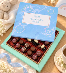 Hoş Geldin Bebek Badem Drajeli Trüflü Gurme Lezzetler