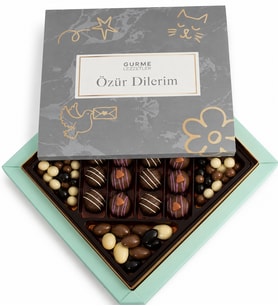 Özür Dilerim Kalp Şekerli Trüflü Gurme Lezzetler