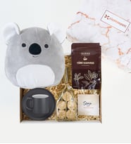 Koala Yastık ve Türk Kahveli Hediye Kutusu