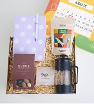 Filtre Kahve & Drajeli Kişiye Özel Takvimli Set