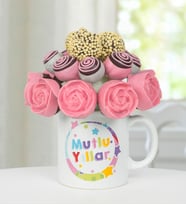 Doğum Günü Kupalı Kek Aranjmanı