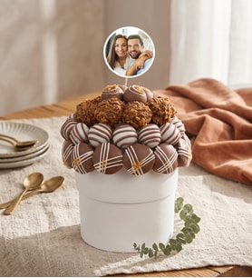 Kişiye Özel Vazoda Lotus Biscoff® Kek Buketi