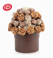 KITKAT® ile Süslemeli Trüf ve Keklerle Bir Buket Lezzet