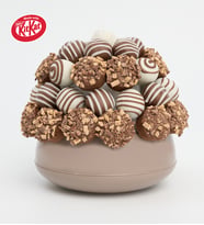 KITKAT® ile Süslemeli Trüf ve Keklerle Bir Buket Lezzet