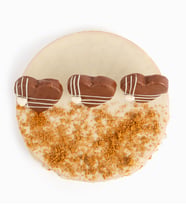 Kağıt Helva Üstünde Kalp Kurabiye Lotus Biscoff®
