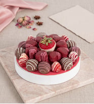 Straforda Lotus Biscoff® Trüfler, Kekler ve Çilekler
