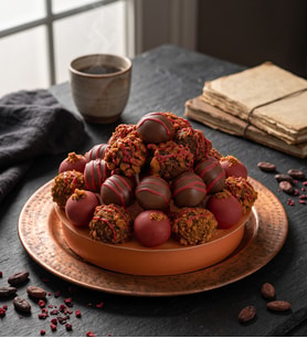 Yuvarlak Straforda Lotus Biscoff®'lu Trüfler