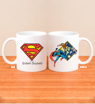 Kişiye Özel Lisanslı Superman Logolu Kupa Bardak 80820