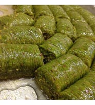 Fıstıklı Sarma Baklava 1 kg Günlük Taze ( Glikozsuz ) Siirt Doğal Gıda dan GÜNLÜK SEVK