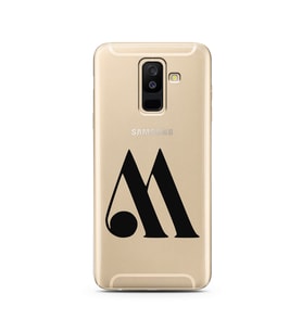 Samsung A6 Plus Harf Tasarımlı Telefon Kılıfı M-Harfi 