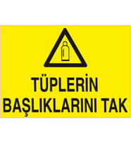 MIGNATIS - Tüplerin Başlıklarını Tak Levhası - Sac Malzeme 35x50cm