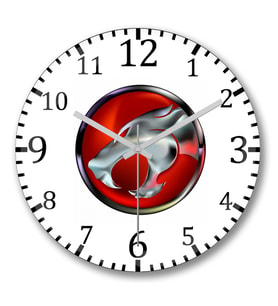 Thundercats Duvar Saati Bombeli Gercek Cam