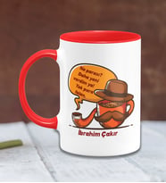 BK Gift Kişiye Özel Babalar Günü Temalı Kırmızı Kupa Bardak 22270k