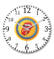 Rolling Stones1 Duvar Saati Bombeli Gercek Cam