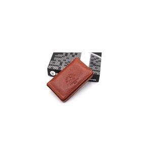 West Polo Taba Hakiki Deri Mıknatıs Kapaklı Erkek Kartlık W22043003