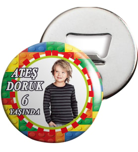 Lego Konsept Açacaklı Magnet Kişiye Özel
