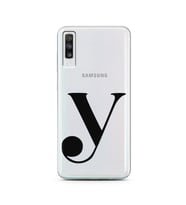 Samsung A70 Harf Tasarımlı Telefon Kılıfı Y-Harfi 