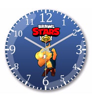 Fenix Crow  Brawl Stars Duvar Saati Bombeli Gercek Cam