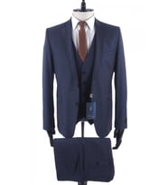 Jan Carlucci Yünlü  Slimfit Yelekli Drop 6 Takım