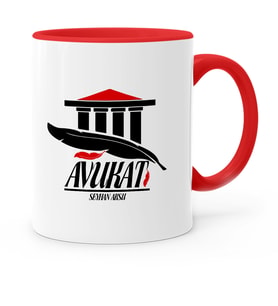 BK Gift Kişiye Özel Mesleki Avukat Kırmızı Kupa Bardak  7