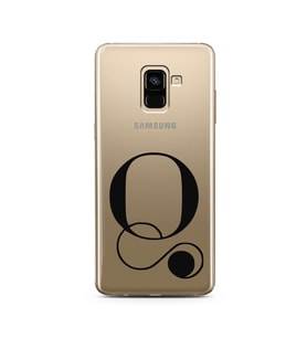 Samsung A8 Plus Harf Tasarımlı Telefon Kılıfı Q-Harfi 