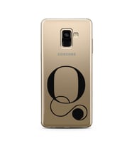 Samsung A8 Plus Harf Tasarımlı Telefon Kılıfı Q-Harfi 