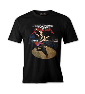 Metallica - James Siyah Erkek Tshirt