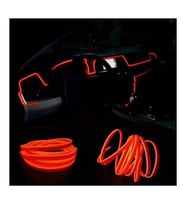 Kırmızı 2 Metre Neon İp Torpido Fitili Oto Şerit Led