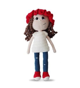 Dahiyizbiz Daphine Bebek Amigurumi Organik Oyuncak