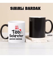 Tıbbi Sekreter Kupa Bardağı Sihirli (Beyaz)