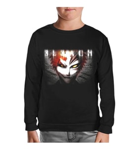 Bleach Siyah Çocuk Sweatshirt