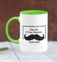 BK Gift Kişiye Özel Babalar Günü Temalı Yeşil Kupa Bardak 31399y
