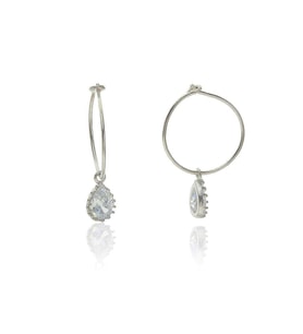 Söğütlü Silver Damla Modeli Küpe