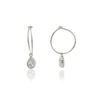 Söğütlü Silver Damla Modeli Küpe