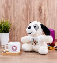 Aşık Çiftlere Özel Fincan ve Peluş Köpek