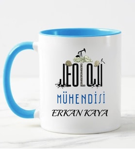 Jeoloji Mühendisi Kupa Bardağı Mavi