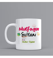 Mutfağın Sultanı Hediye Kupa Bardak Kişiye Özel Hediye SZ7