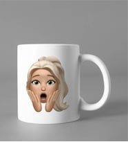 Emoji Kız Stiker Kupası