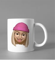 Emoji Kız Stiker Kupası