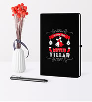 BK Gift Kişiye Özel Yılbaşı Mutlu Yıllar Temalı Siyah Defter Kalem Seti - 7
