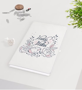 BK Gift Kişiye Özel Sevgililer Günü Beyaz Defter-125