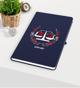 BK Gift Kişiye Özel Avukat Temalı Lacivert Defter - 2