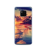 Sahil Tasarımlı Süper Şeffaf Silikon Telefon Kılıfı Huawei Mate 20 Pro