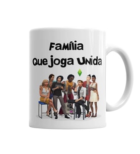 Familia Que Joga Unida Kupa Bardak Porselen