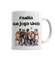 Familia Que Joga Unida Kupa Bardak Porselen