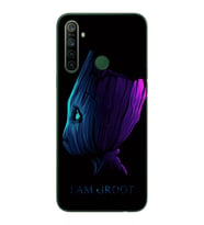 Baby Groot Tasarım Süper Şeffaf Silikon Telefon Kılıfı Oppo Realmi 5i
