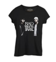 Bad Meets Evil Siyah Kadın Tshirt