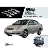 Toyota Corolla Krom Kapı Kolu 4 Kapı 2002-2007 P. Çelik